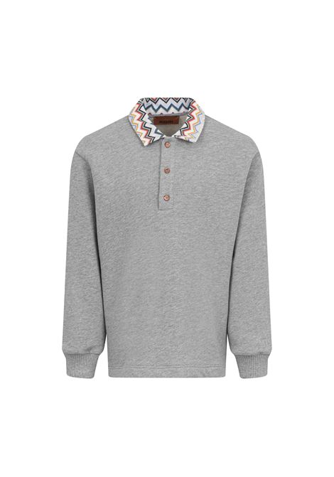 Felpa con stampa MISSONI KIDS | MX4Q00 Z3188805